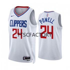 Dres Los Angeles Clippers Norman Powell 24 Nike 2022-23 Association Edition Bijela Swingman - Muške